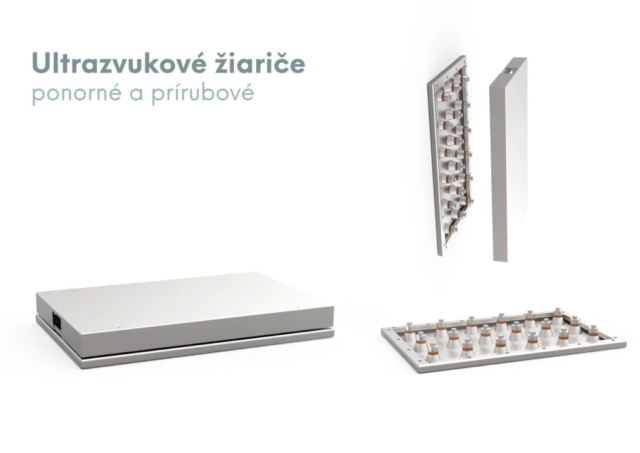 Ponorný UZ-žiarič z nerezovej ocele 1.4462 DUPLEX